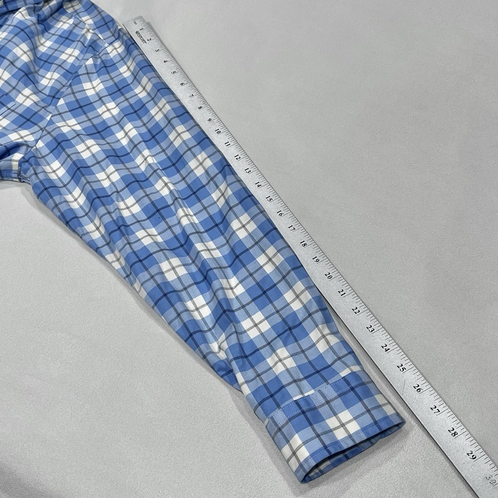 Vineyard Vines Mens Blue White Slim Fit Murray Button Down Long‎ Sleeve Shirt XL - Picture 9 of 9